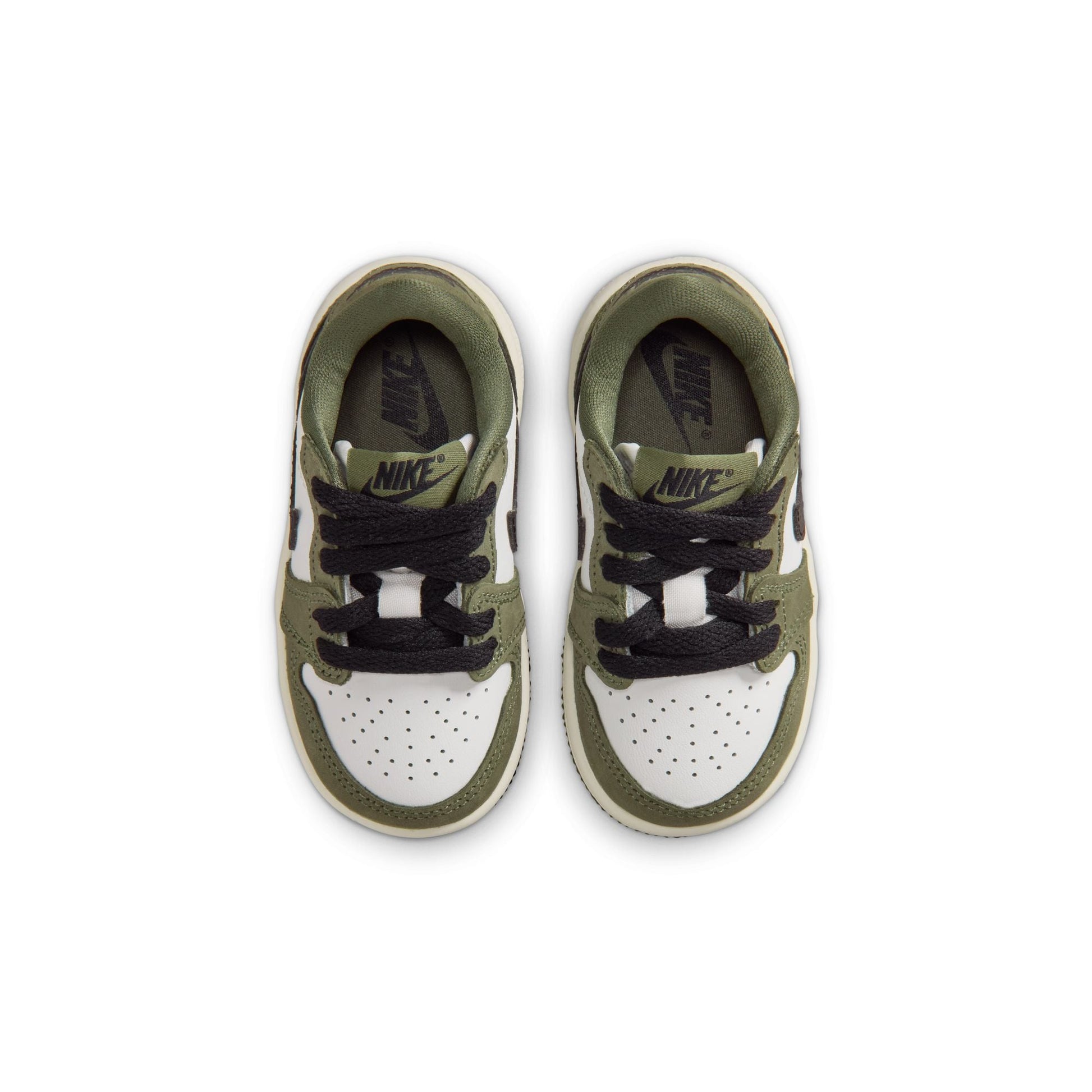 Air Jordan (TD) 1 Retro Low - Medium Olive Denim Exchange