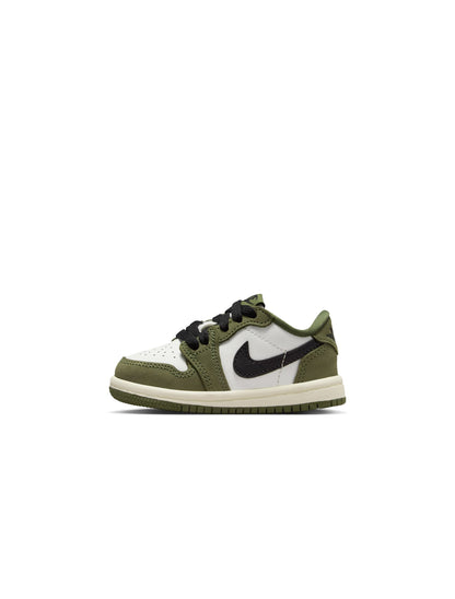 Air Jordan (TD) 1 Retro Low - Medium Olive Denim Exchange