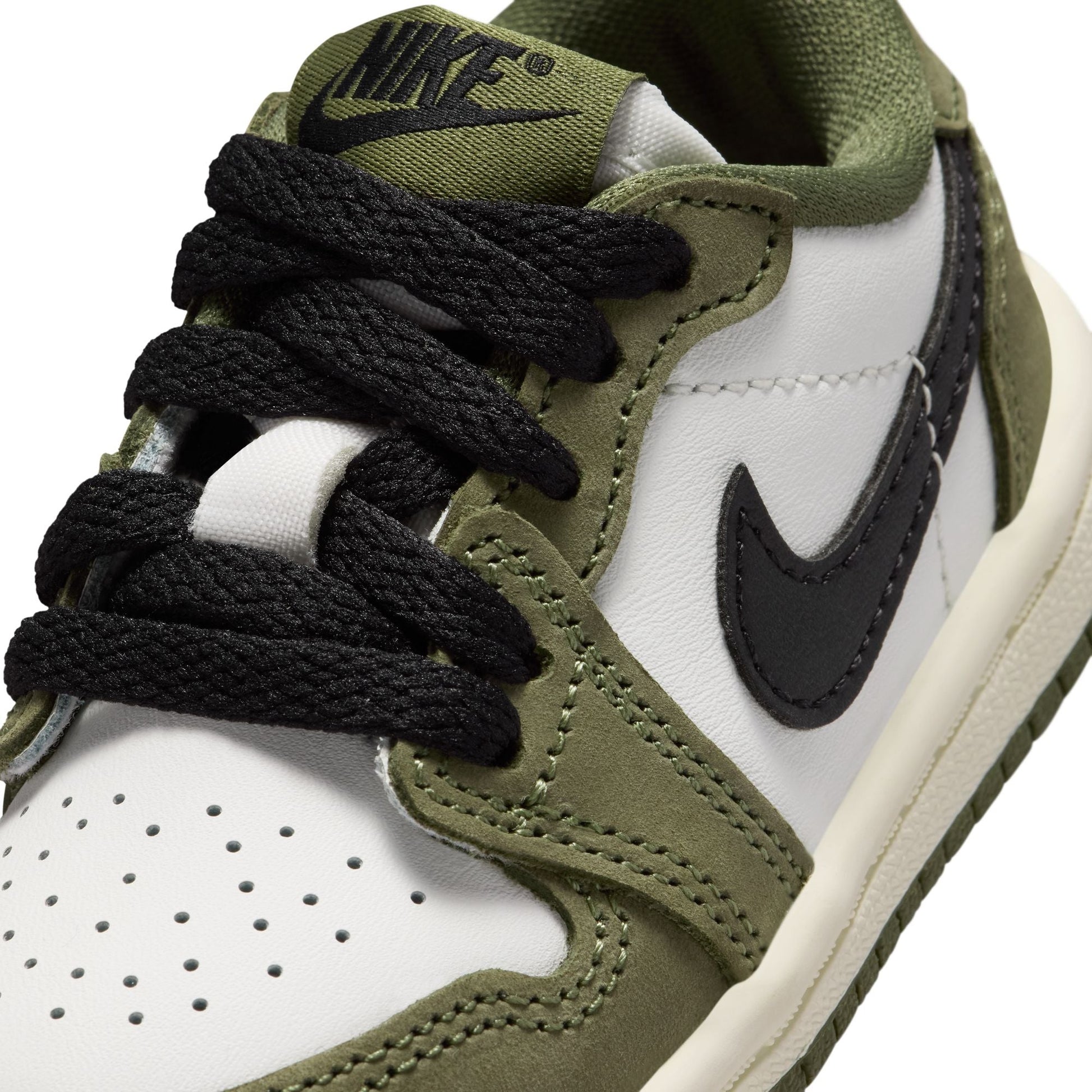 Air Jordan (TD) 1 Retro Low - Medium Olive Denim Exchange