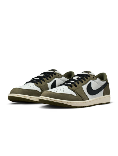 Air Jordan Mens 1 Retro Low - Medium Olive Denim Exchange