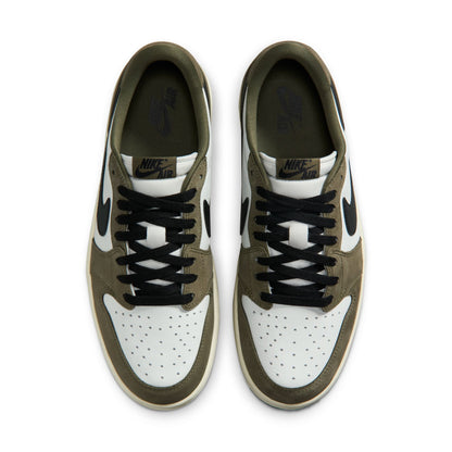 Air Jordan Mens 1 Retro Low - Medium Olive Denim Exchange