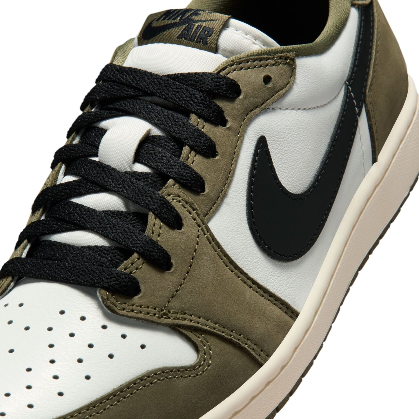 Air Jordan Mens 1 Retro Low - Medium Olive Denim Exchange