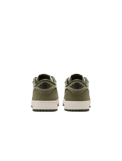 Air Jordan Big Kids 1 Retro Low - Medium Olive Denim Exchange