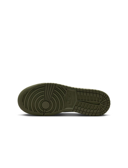 Air Jordan Big Kids 1 Retro Low - Medium Olive Denim Exchange