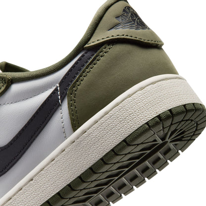 Air Jordan Big Kids 1 Retro Low - Medium Olive Denim Exchange