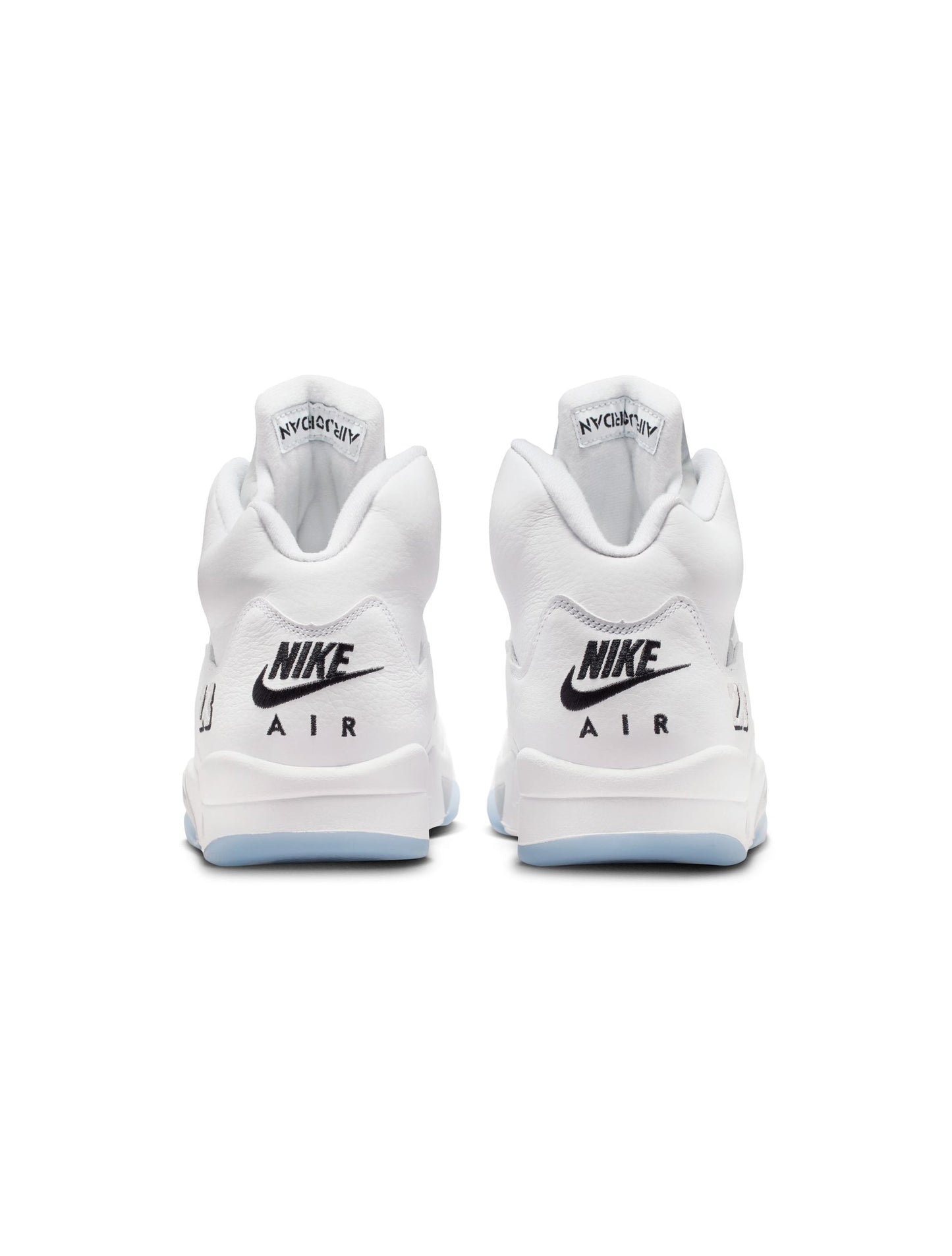 Air Jordan Mens 5 Retro - White Metallic Denim Exchange