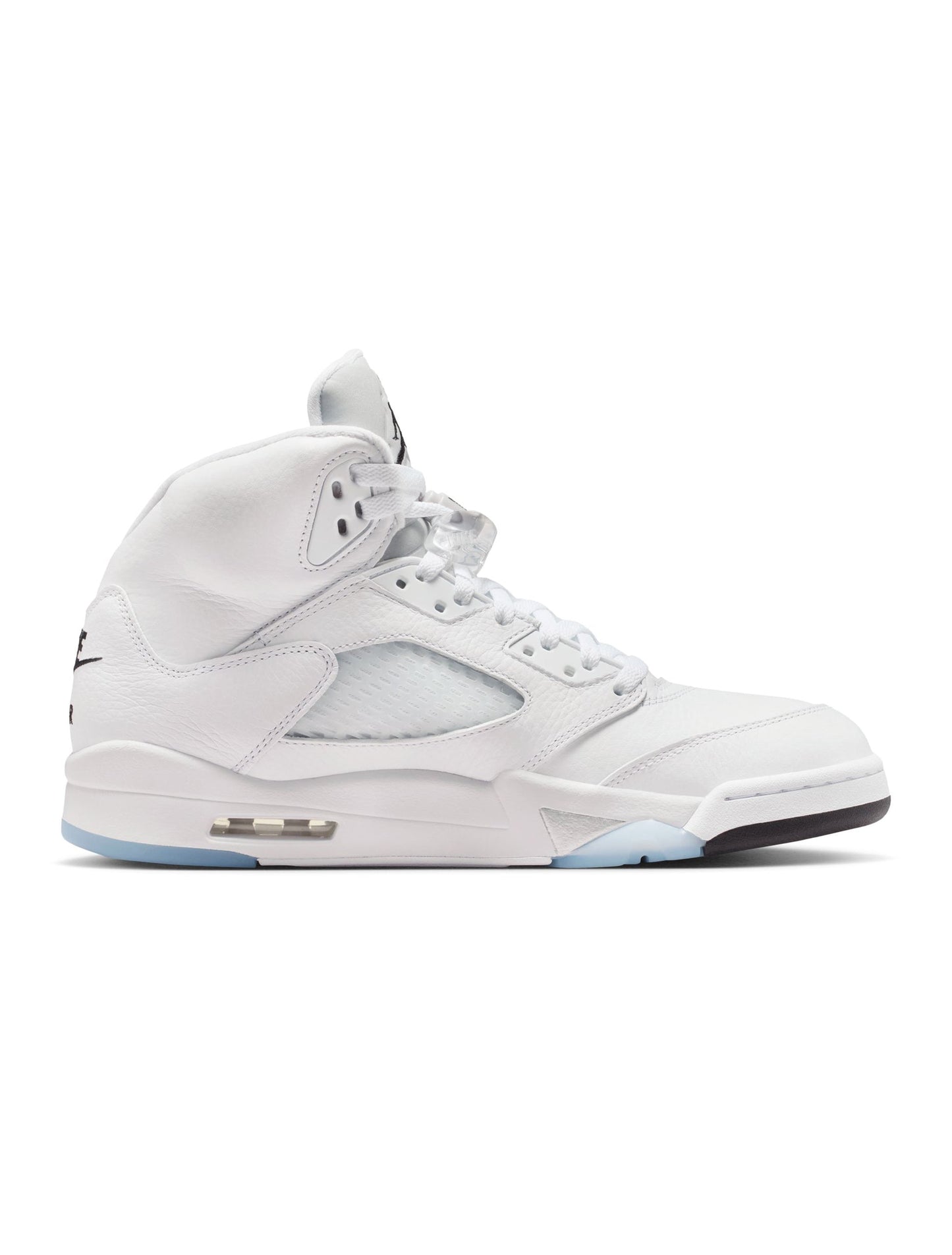 Air Jordan Mens 5 Retro - White Metallic Denim Exchange