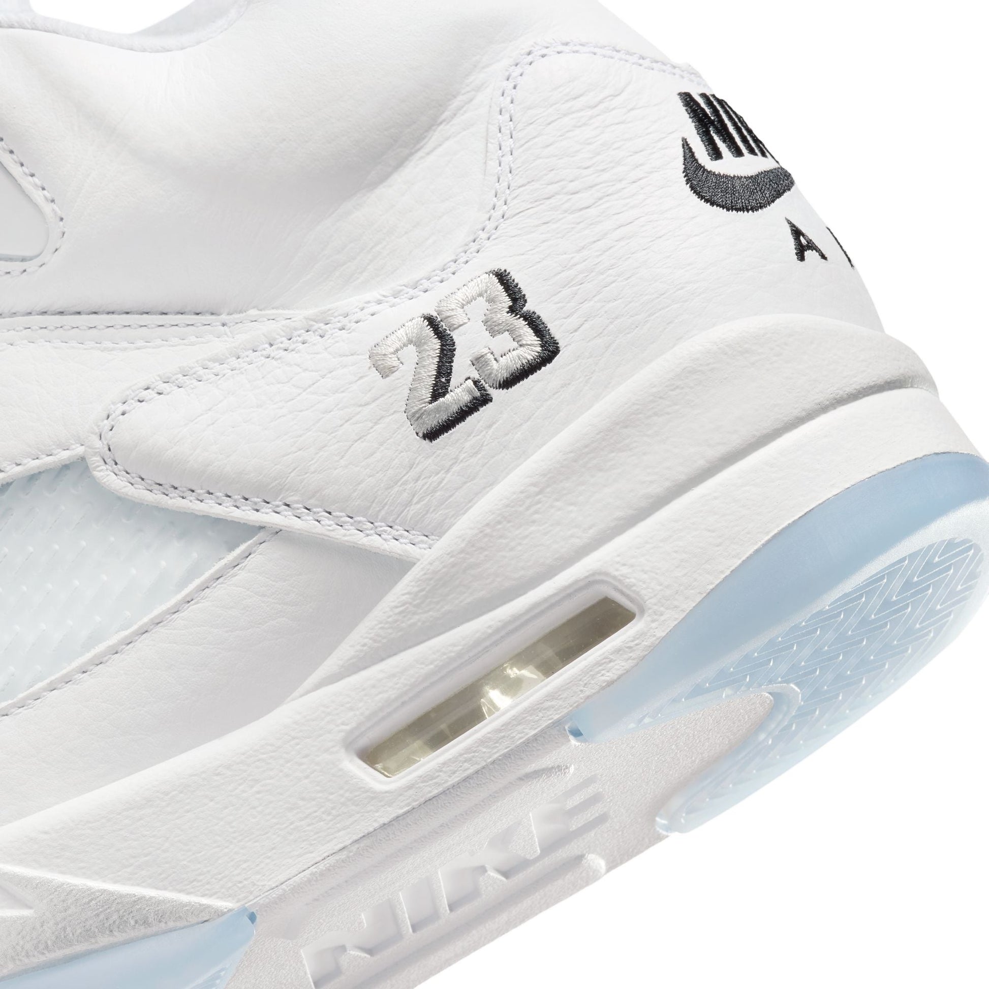 Air Jordan Mens 5 Retro - White Metallic Denim Exchange
