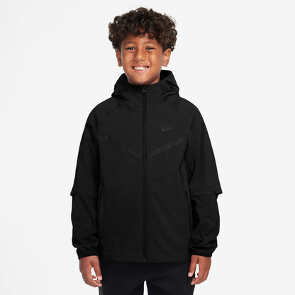 Nike Boys Tech Windrunner Jacket - Black Denim Exchange