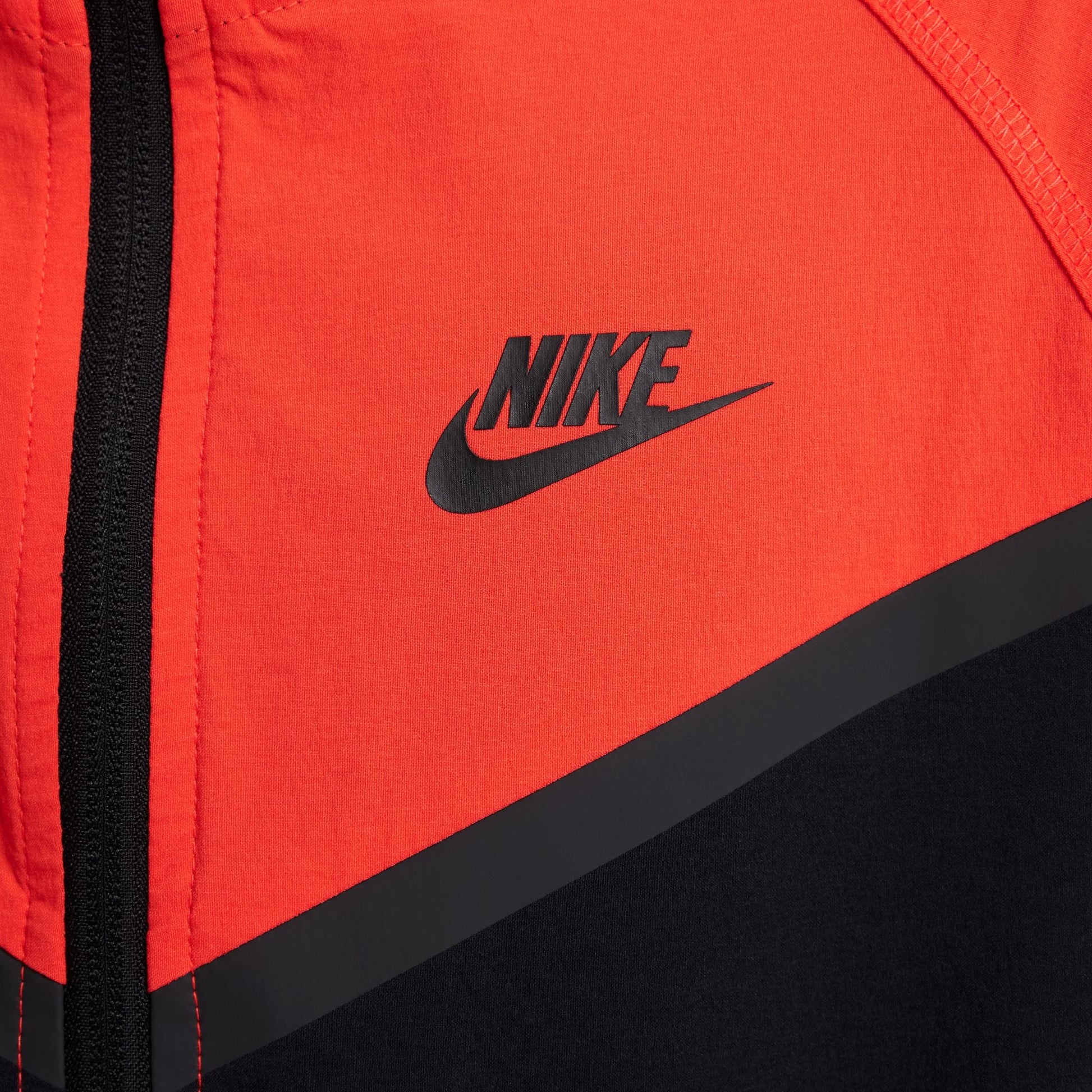 Nike Boys Tech Fleece Hoodie - Black/Light Crimson Denim Exchange
