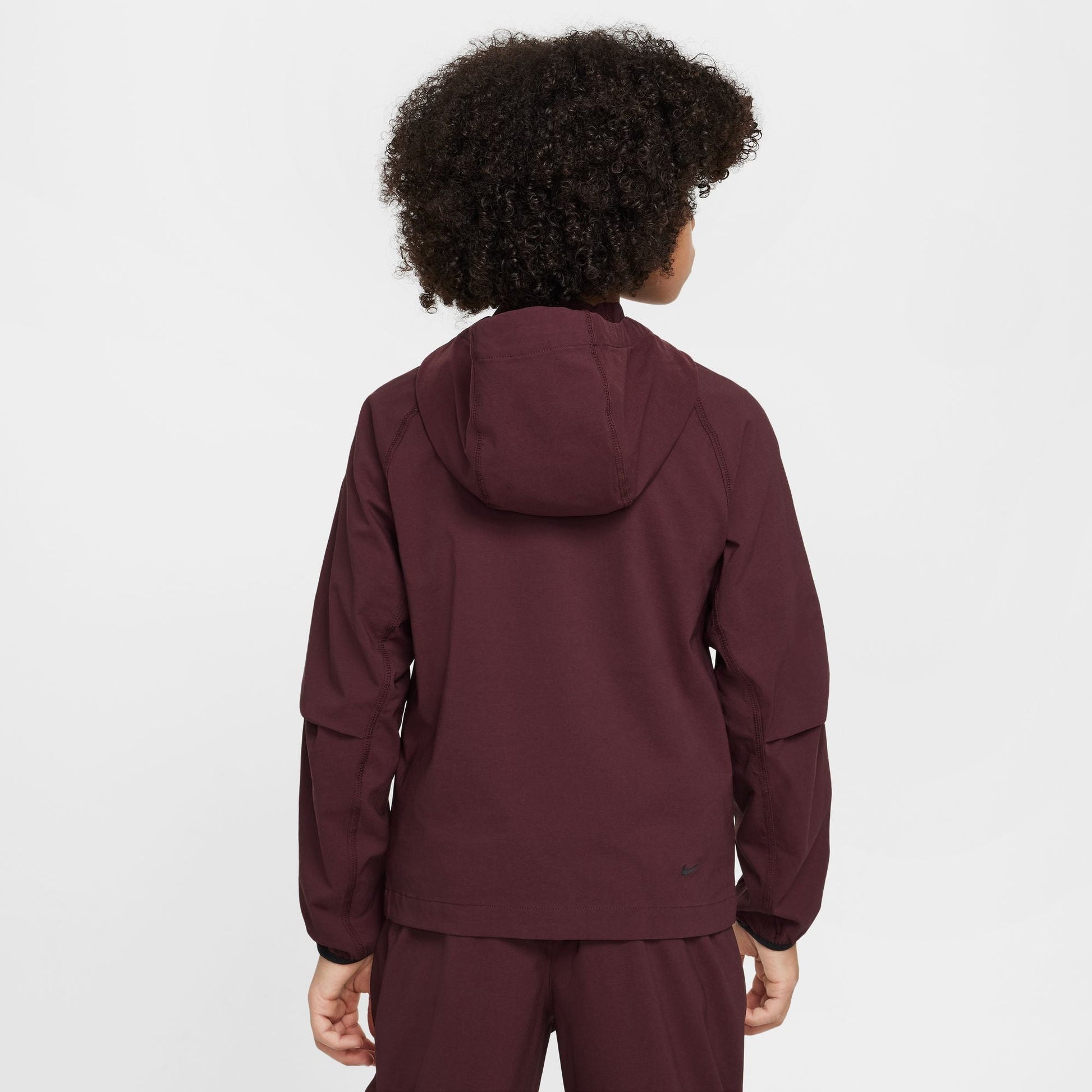Nike Boys Tech Fleece Hoodie - Burgundy Crush/Black Denim Exchange