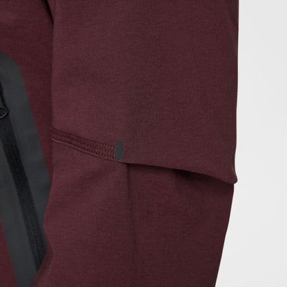 Nike Boys Tech Fleece Hoodie - Burgundy Crush/Black Denim Exchange