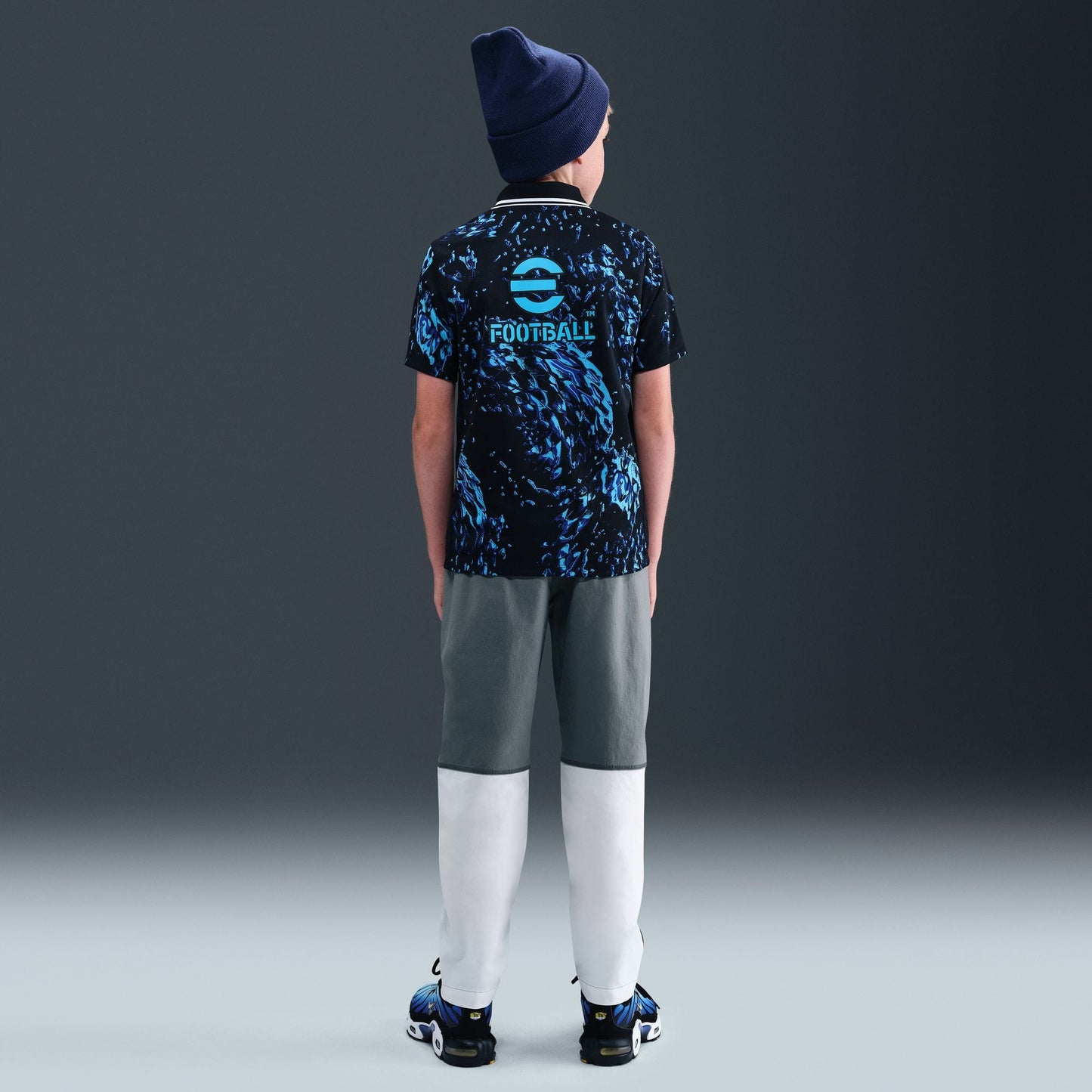 Nike Big Kids Tech Woven Pants - Smoke Grey Denim Exchange