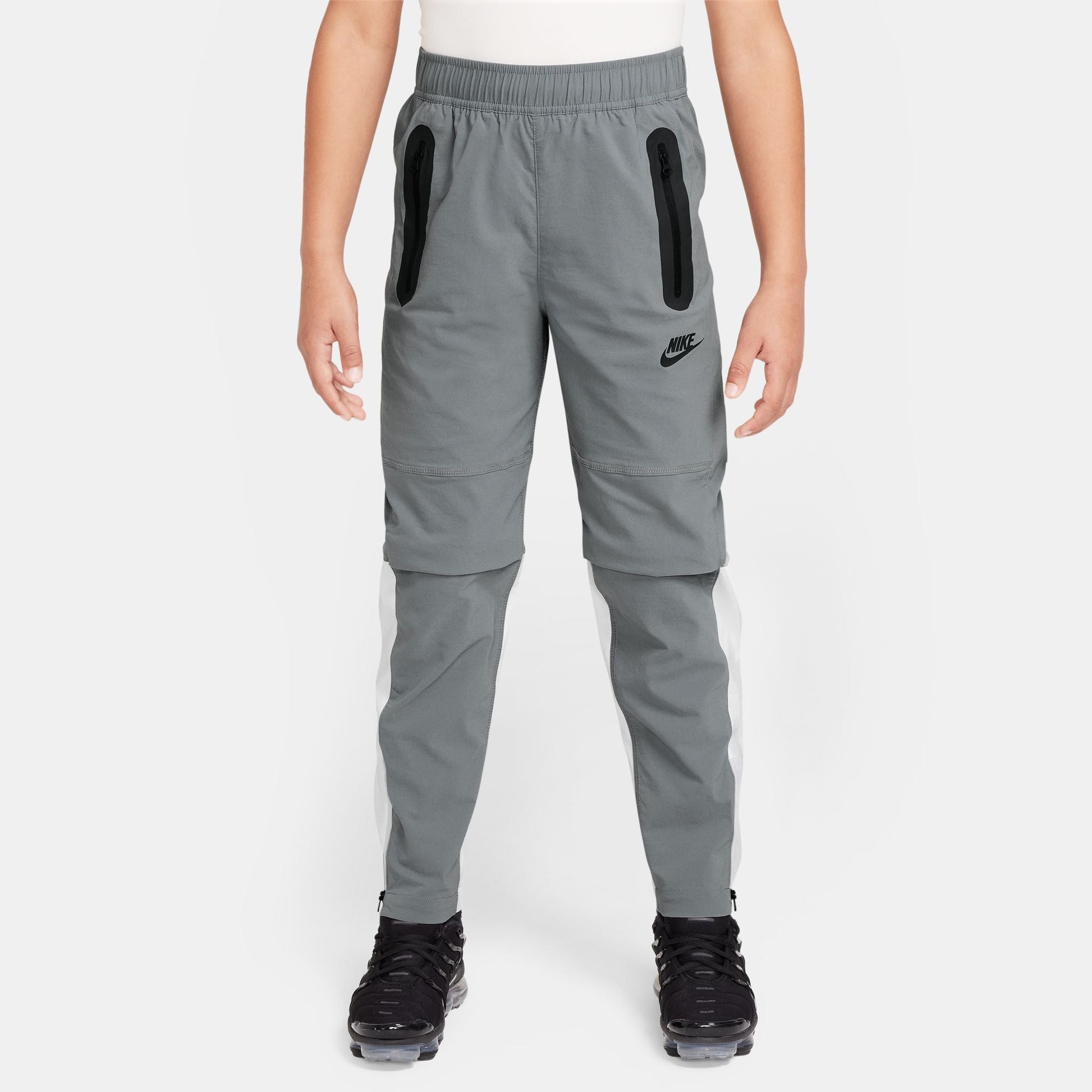 Nike Big Kids Tech Woven Pants - Smoke Grey Denim Exchange