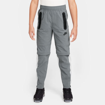 Nike Big Kids Tech Woven Pants - Smoke Grey Denim Exchange