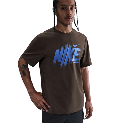 Nike Mens Hyverse Tee - Baroque Brown Denim Exchange