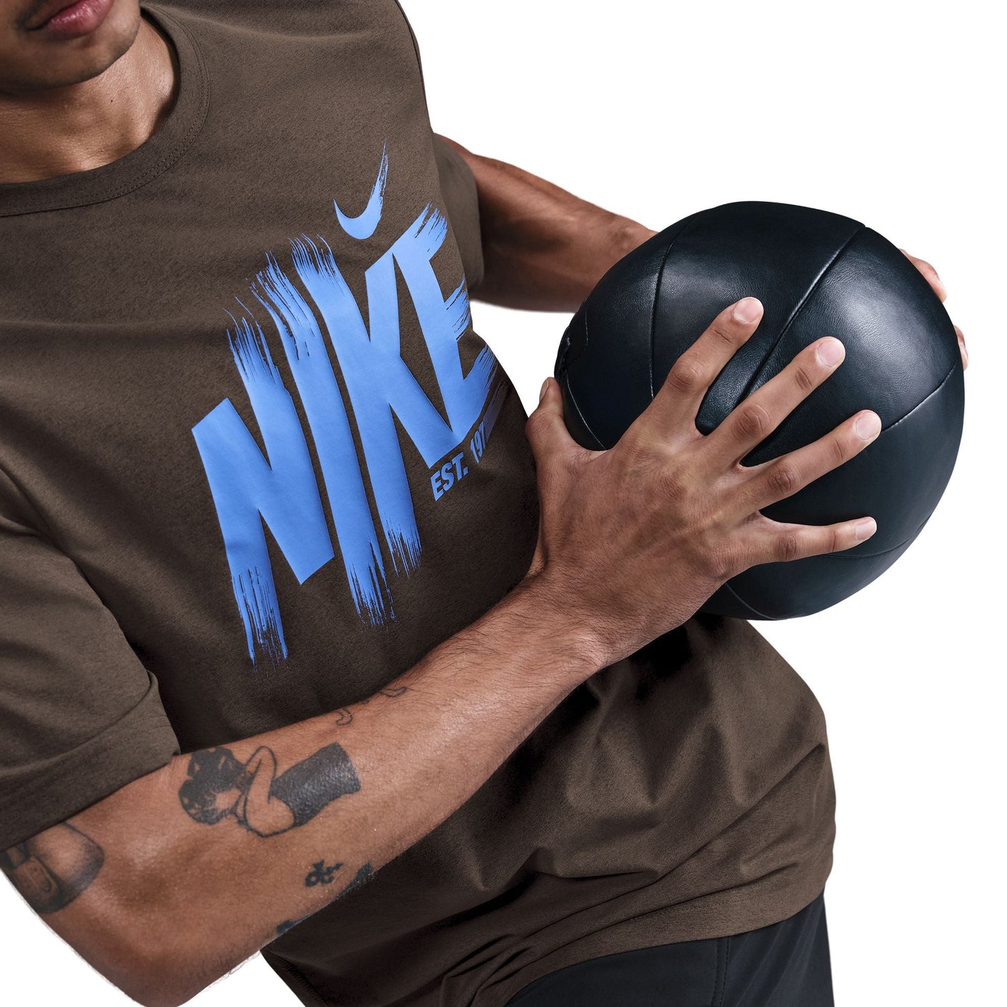 Nike Mens Hyverse Tee - Baroque Brown Denim Exchange
