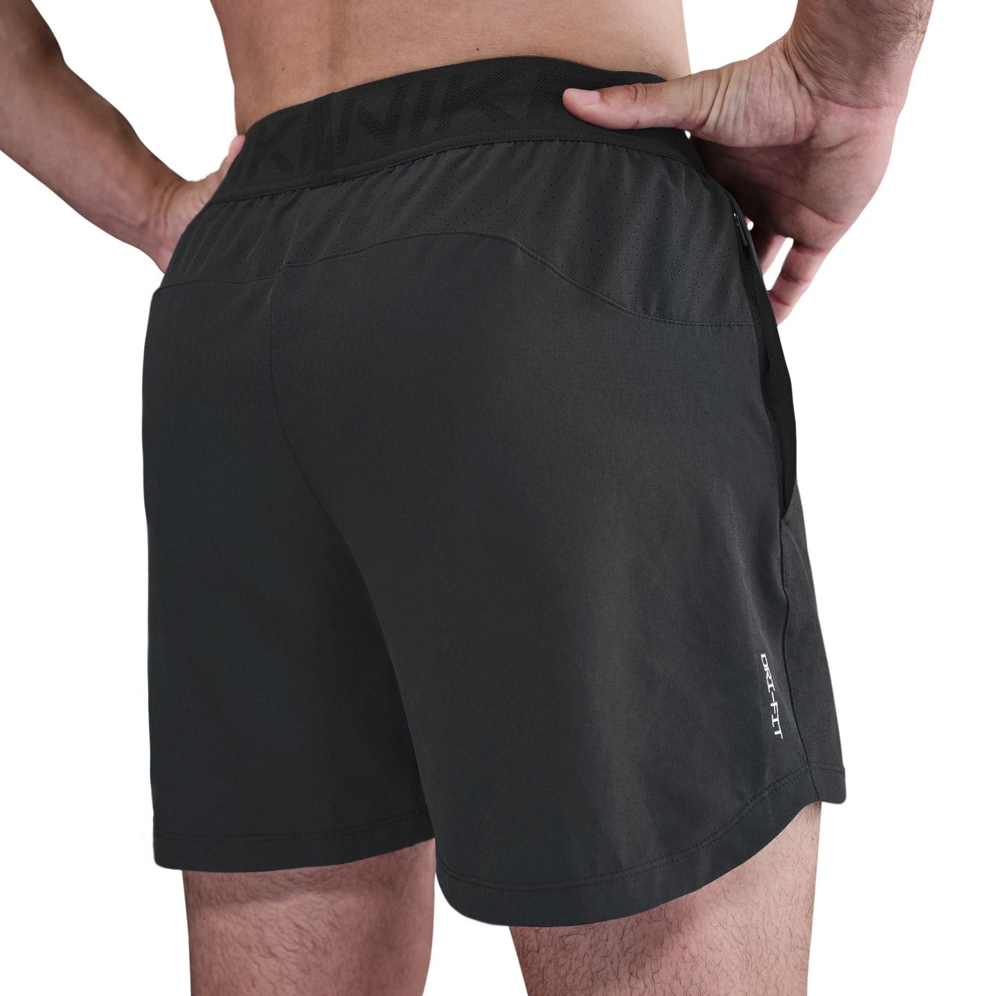 Nike Mens Pro Training 6" Shorts - Black/White Denim Exchange