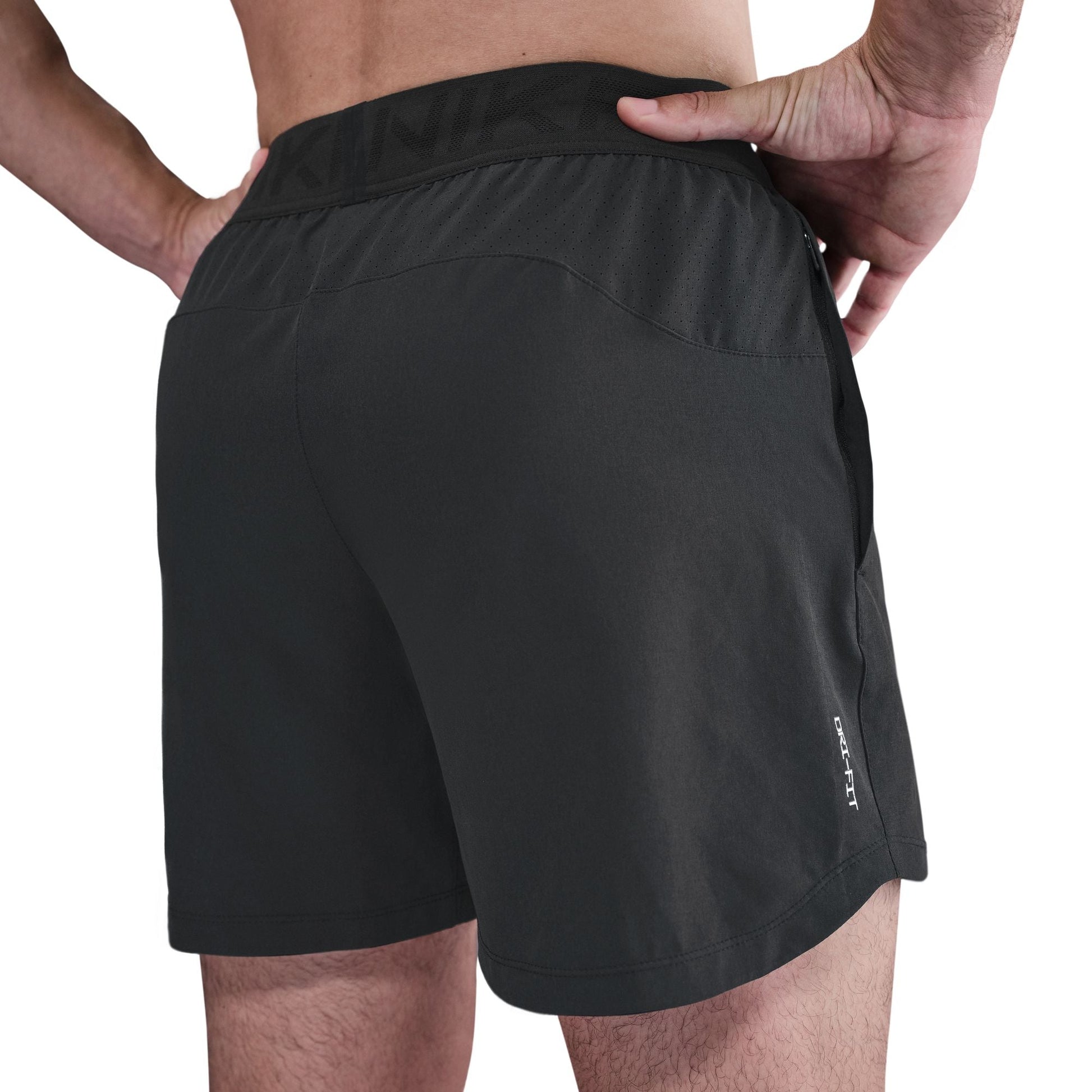 Nike Mens Pro Training 6" Shorts - Black/White Denim Exchange