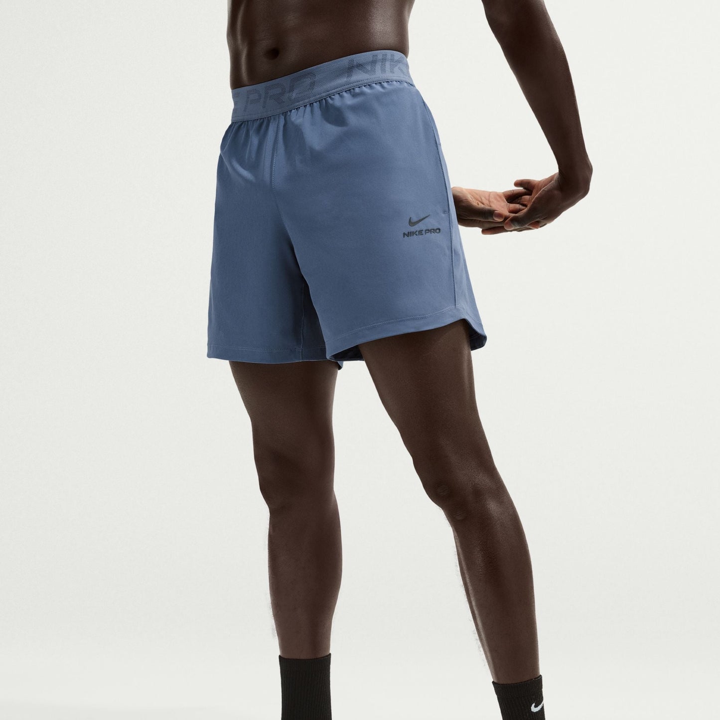 Nike Mens Pro Training 6" Shorts - Diffused Blue Denim Exchange