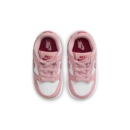 Nike (TD) Dunk Low - White/Pink Glaze Denim Exchange