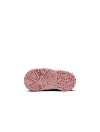 Nike (TD) Dunk Low - White/Pink Glaze Denim Exchange