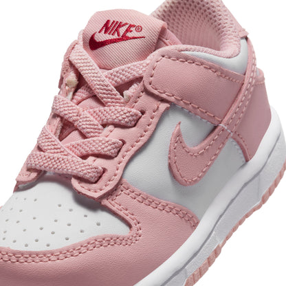Nike (TD) Dunk Low - White/Pink Glaze Denim Exchange