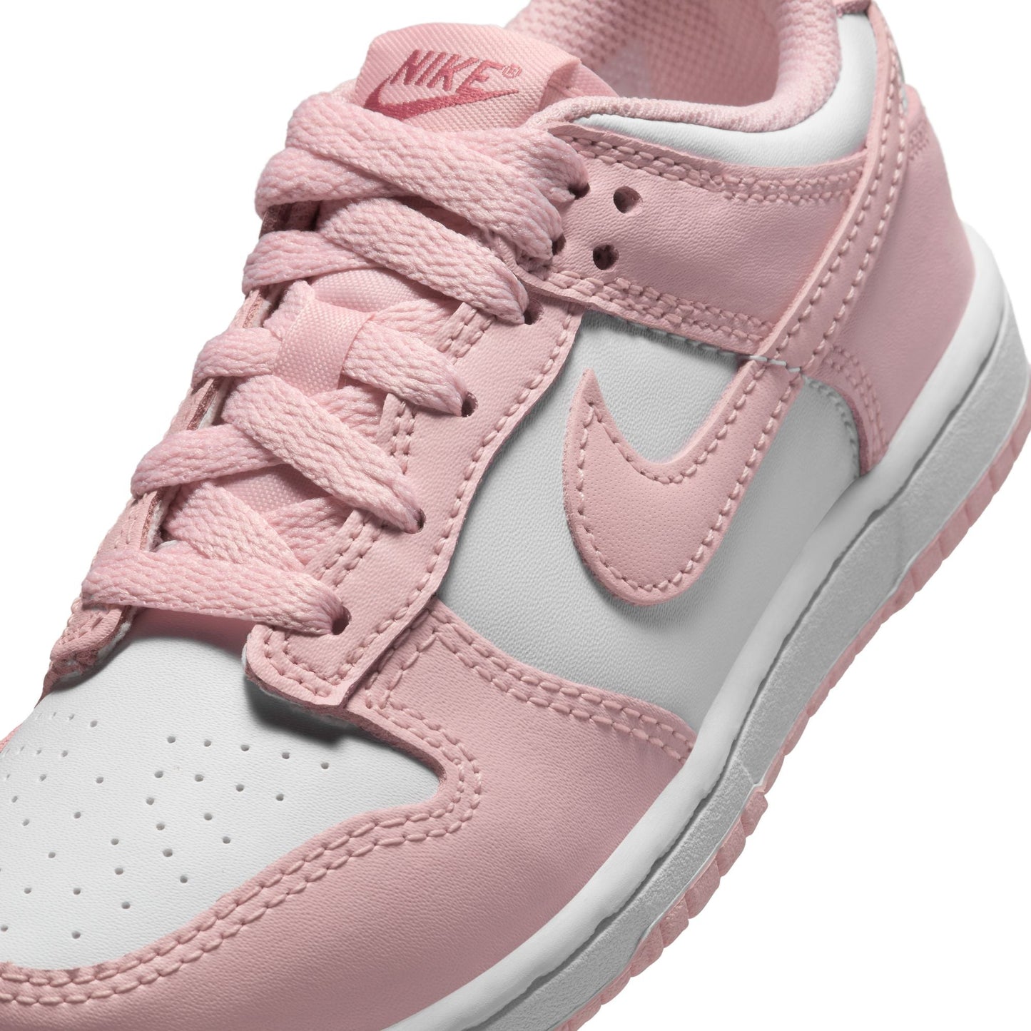 Nike (PS) Dunk Low - White/Pink Glaze Denim Exchange