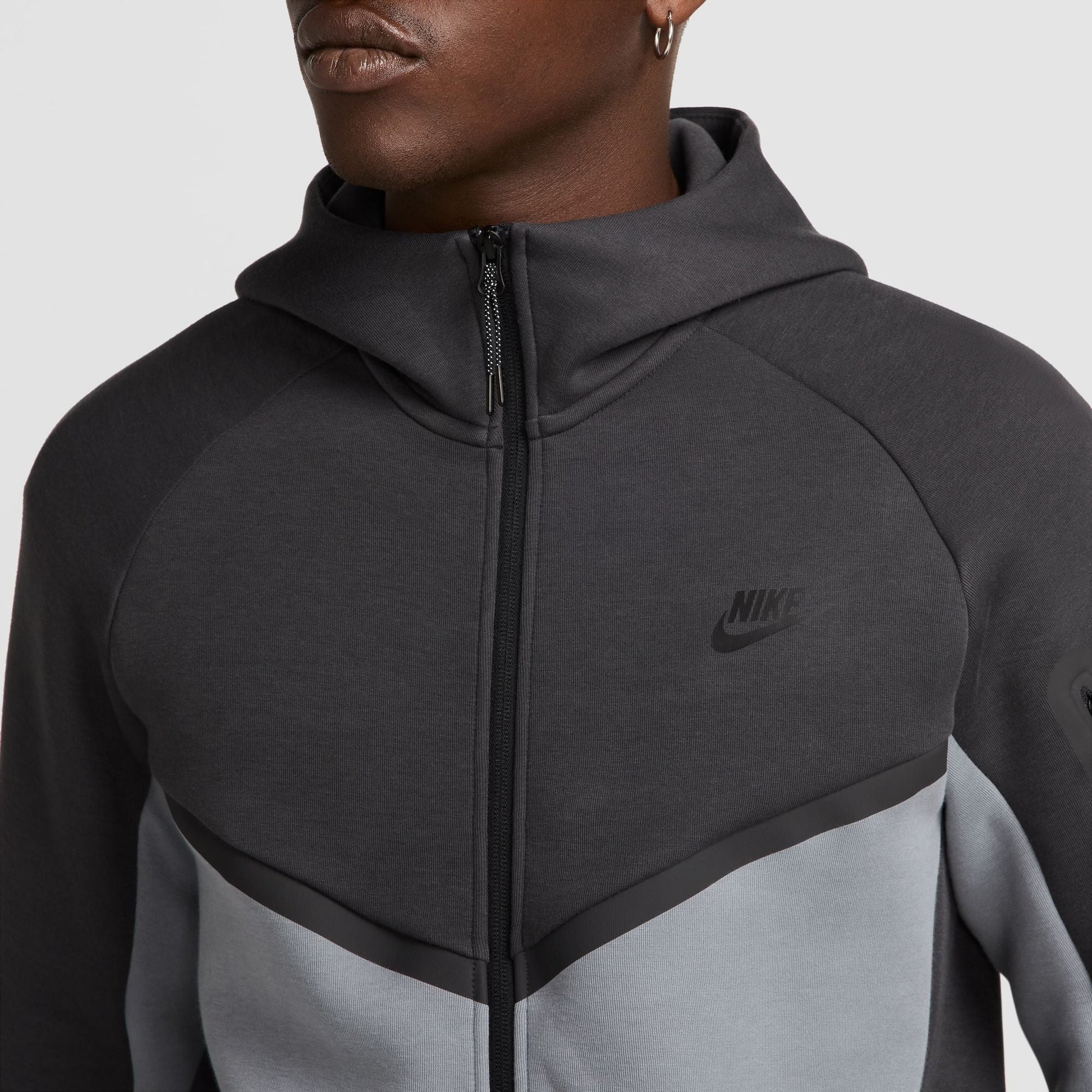 Nike Mens Tech Fleece Hoodie - Anthracite/Cool Grey Denim Exchange