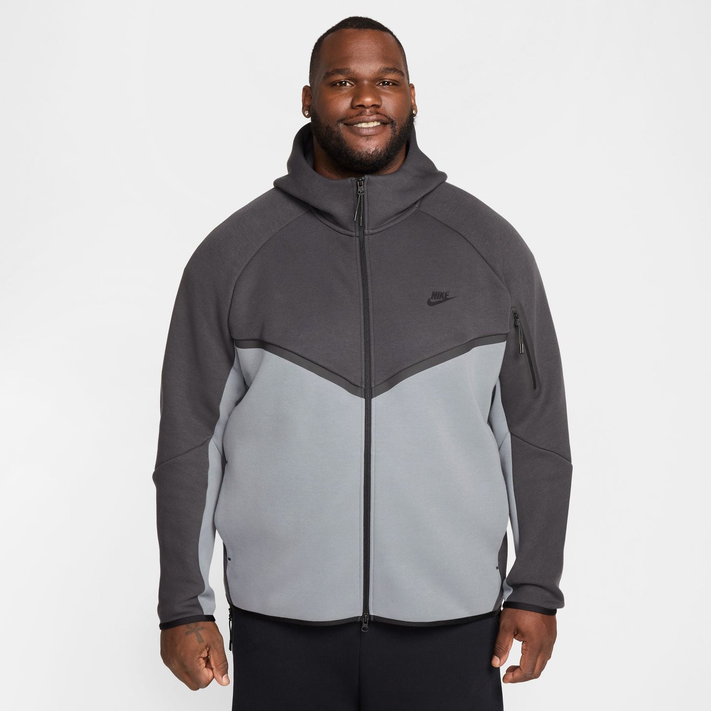 Nike Mens Tech Fleece Hoodie - Anthracite/Cool Grey Denim Exchange