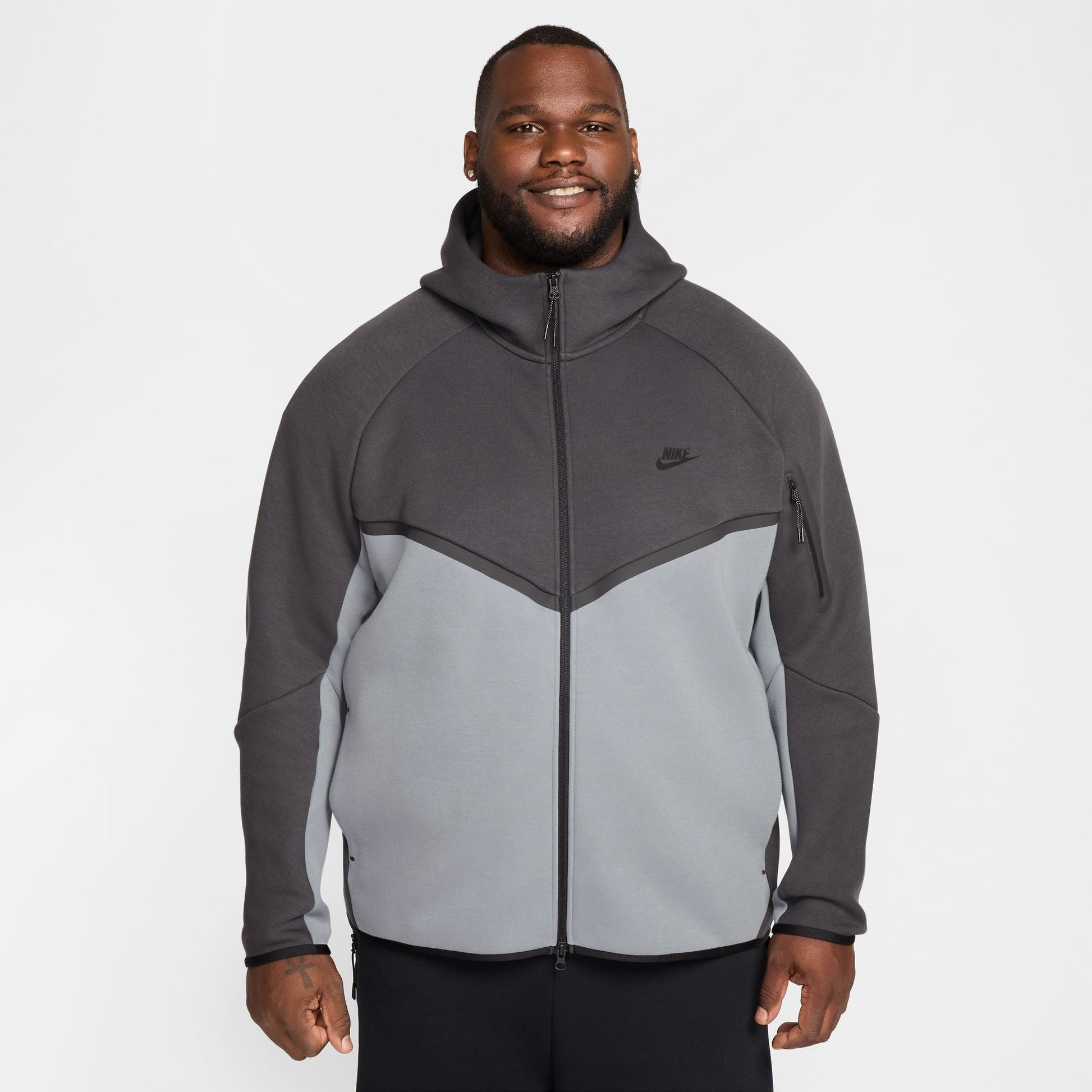 Nike Mens Tech Fleece Hoodie - Anthracite/Cool Grey Denim Exchange
