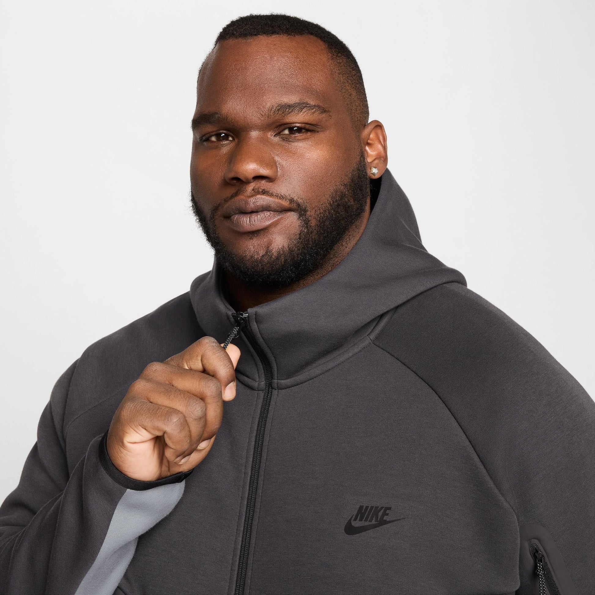 Nike Mens Tech Fleece Hoodie - Anthracite/Cool Grey Denim Exchange
