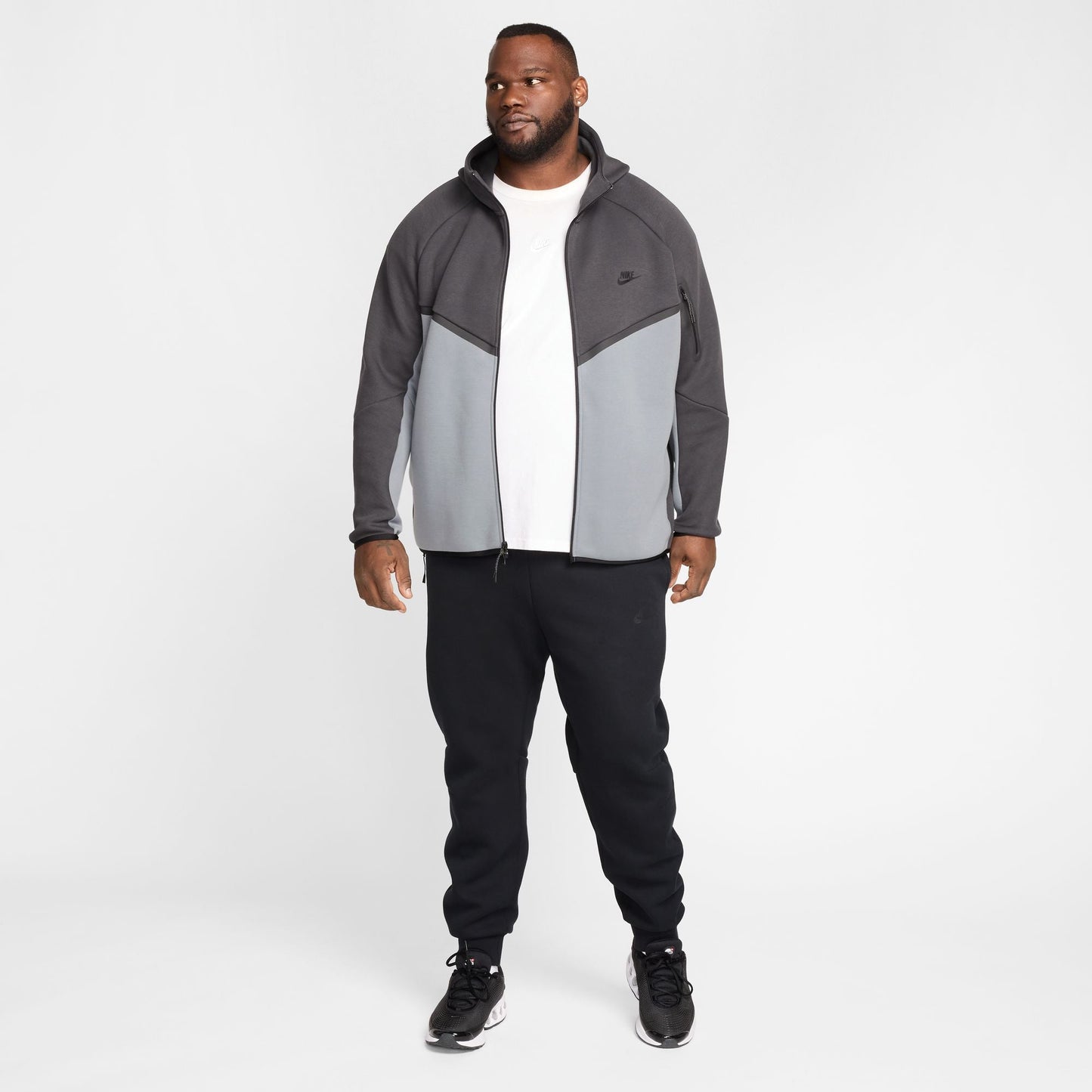 Nike Mens Tech Fleece Hoodie - Anthracite/Cool Grey Denim Exchange