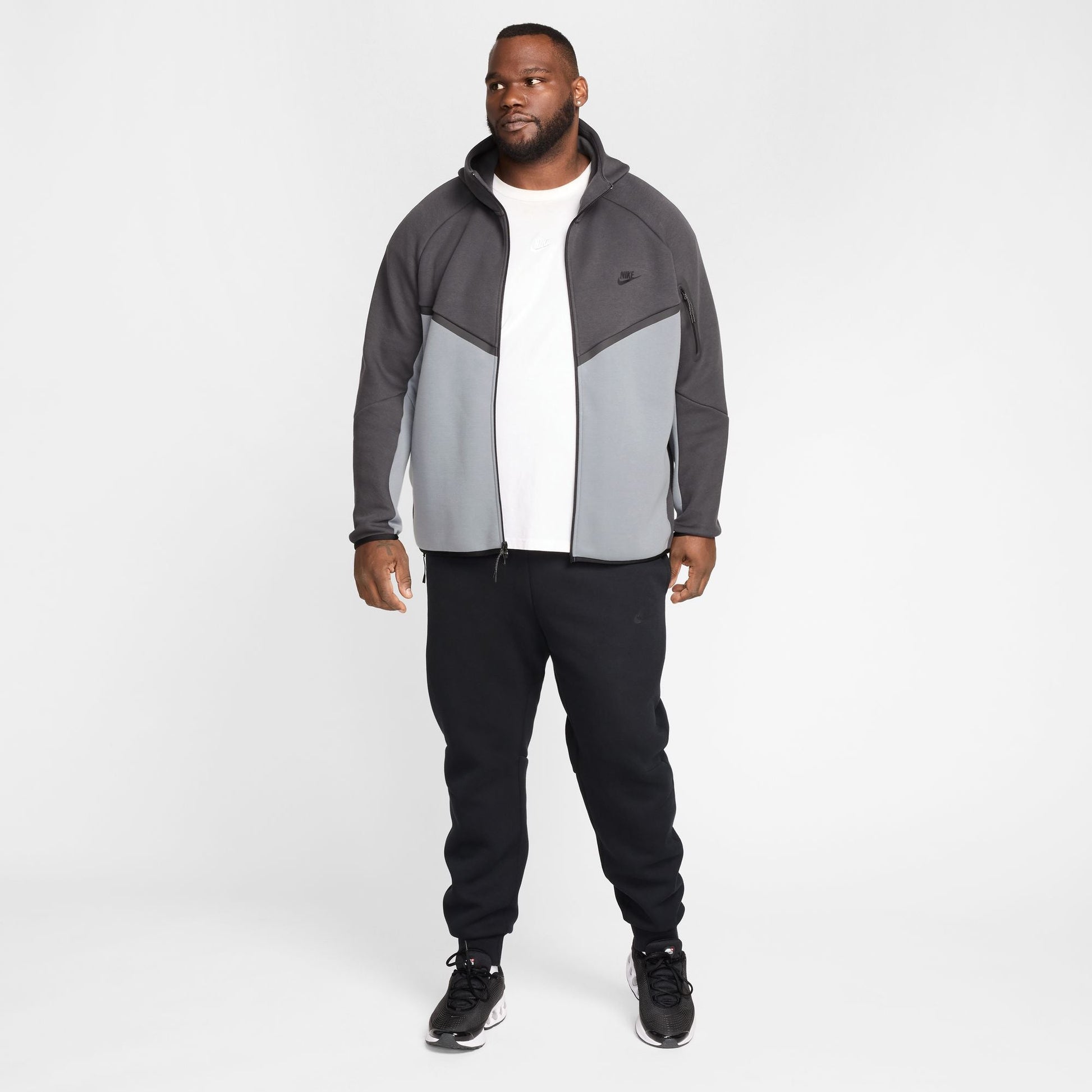 Nike Mens Tech Fleece Hoodie - Anthracite/Cool Grey Denim Exchange