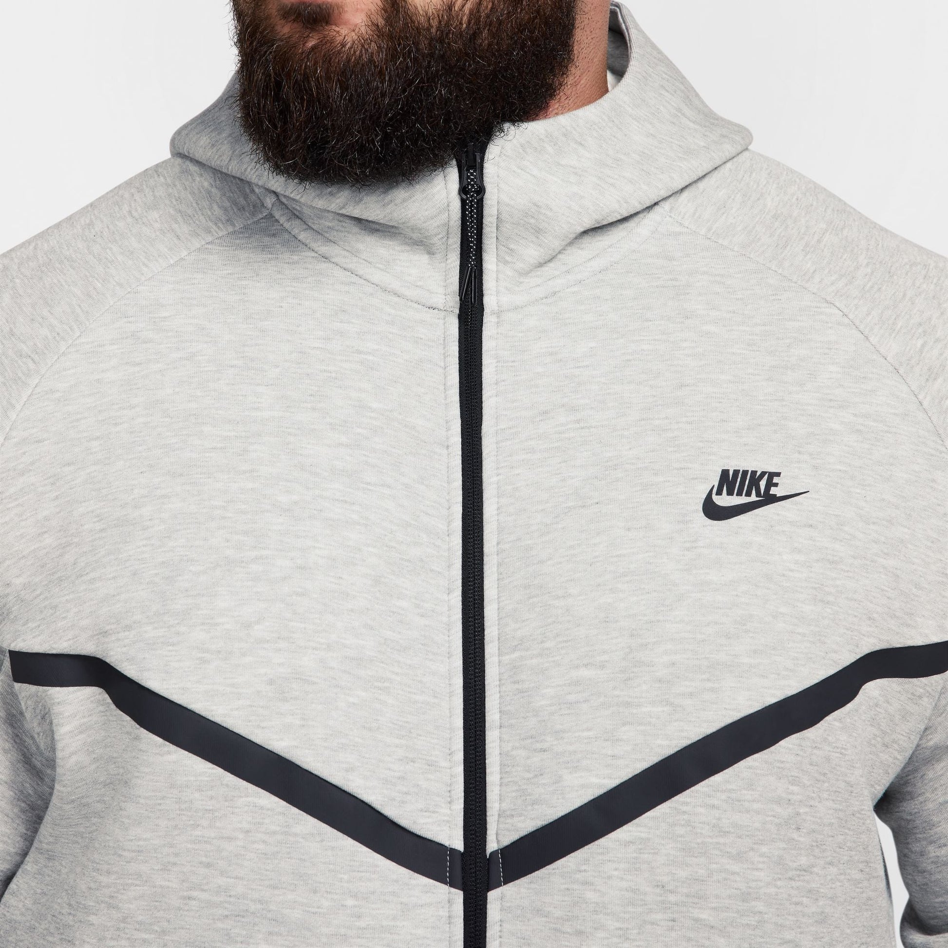 Nike Mens Tech Fleece Hoodie - Heather Grey Denim Exchange