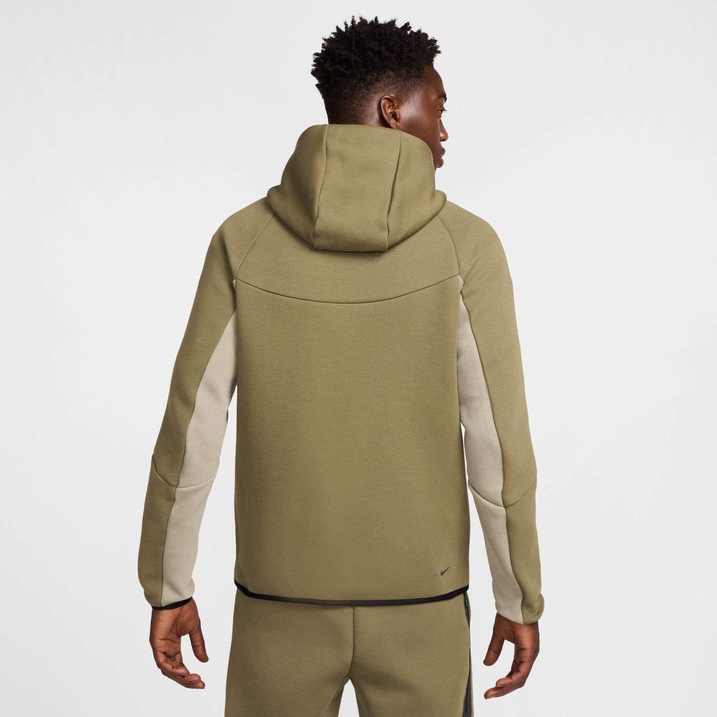 Nike Mens Tech Fleece Hoodie - Medium Olive/Light Army Denim Exchange