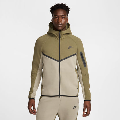 Nike Mens Tech Fleece Hoodie - Medium Olive/Light Army Denim Exchange