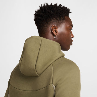 Nike Mens Tech Fleece Hoodie - Medium Olive/Light Army Denim Exchange