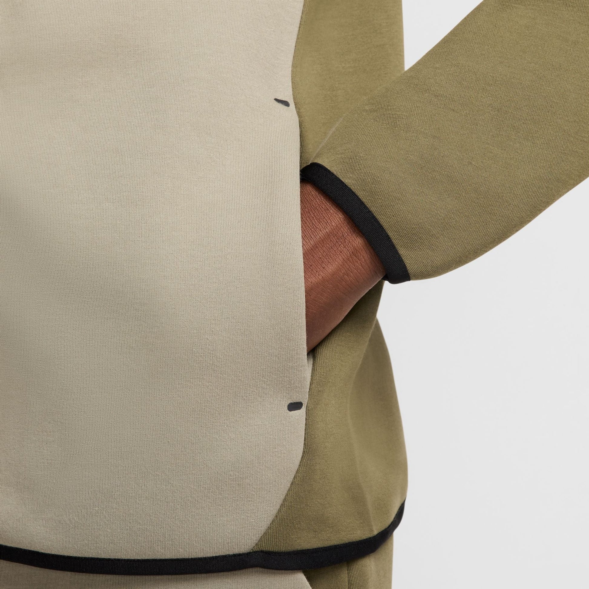 Nike Mens Tech Fleece Hoodie - Medium Olive/Light Army Denim Exchange