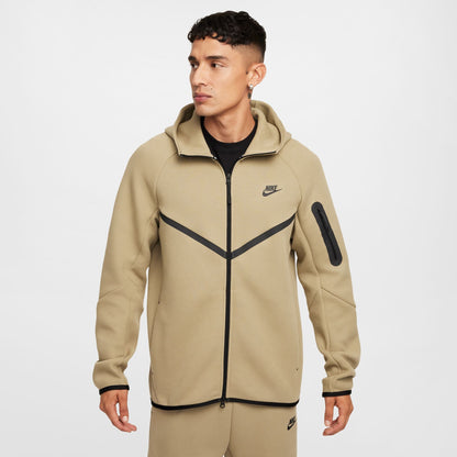 Nike Mens Tech Full Zip Windrunner Hoodie - Neutral Olive/Black Denim Exchange