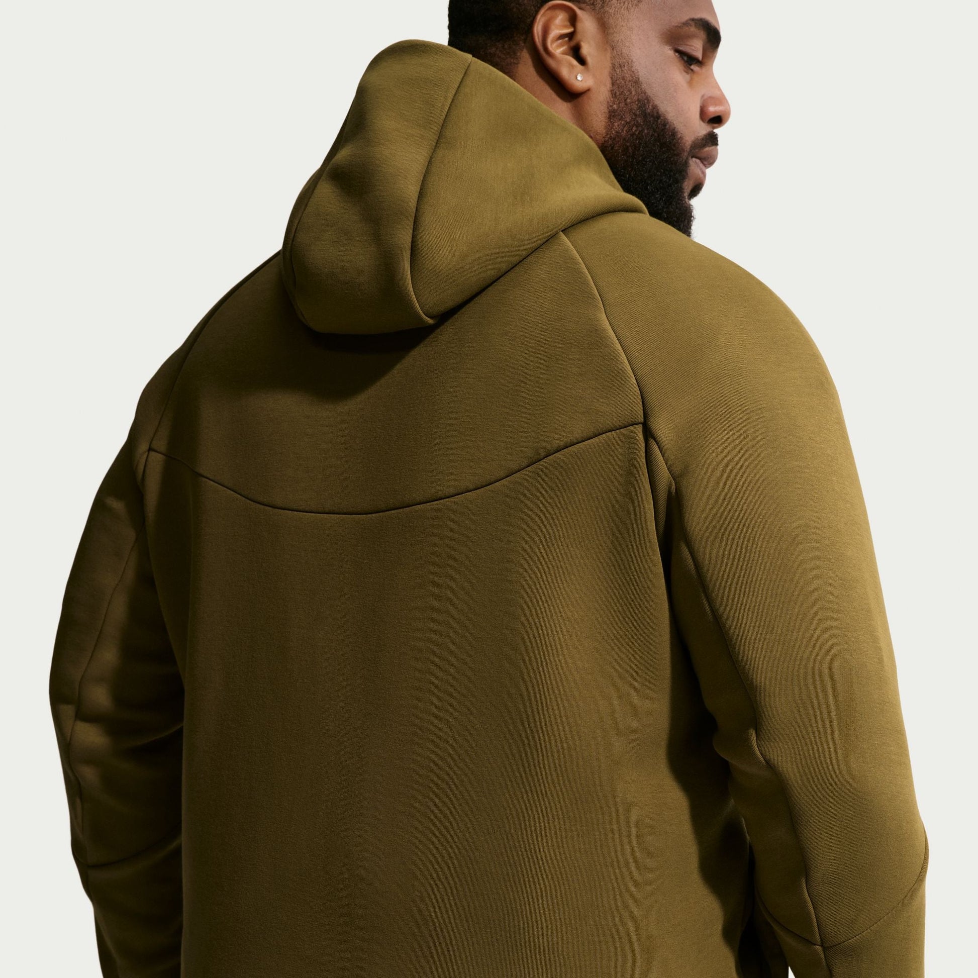 Nike Mens Tech Fleece Windrunner Jacket - Olive Flak Denim Exchange