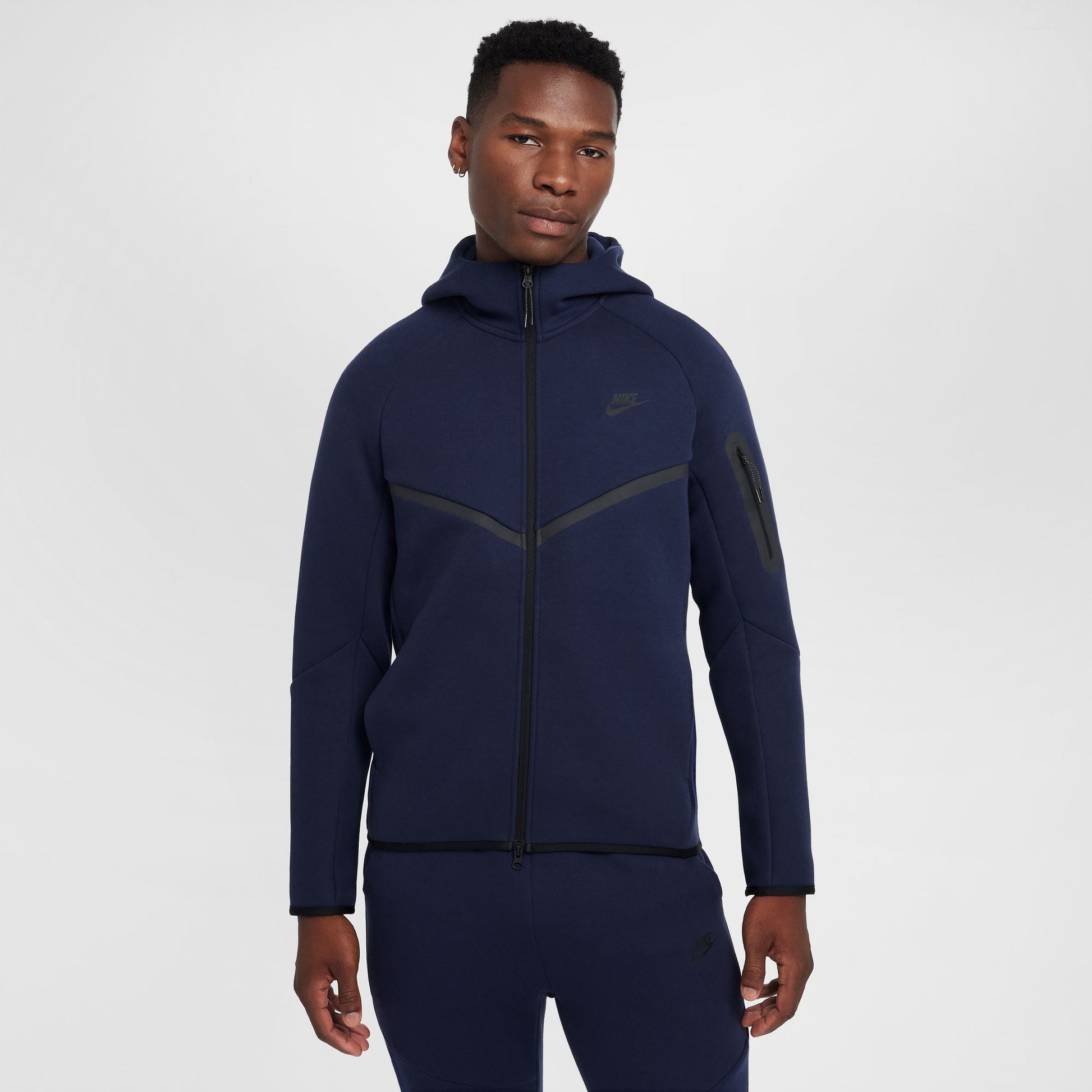 Nike Mens Tech Fleece Hoodie - Obsidian/Black Denim Exchange
