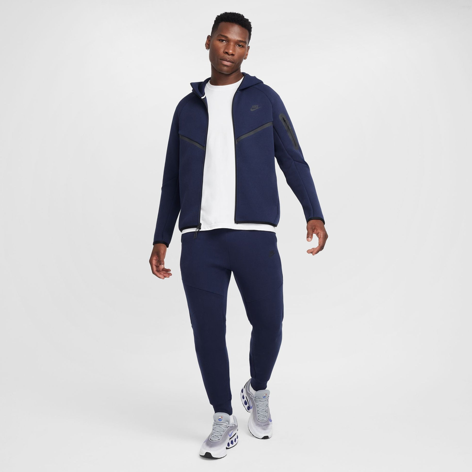 Nike Mens Tech Fleece Hoodie - Obsidian/Black Denim Exchange