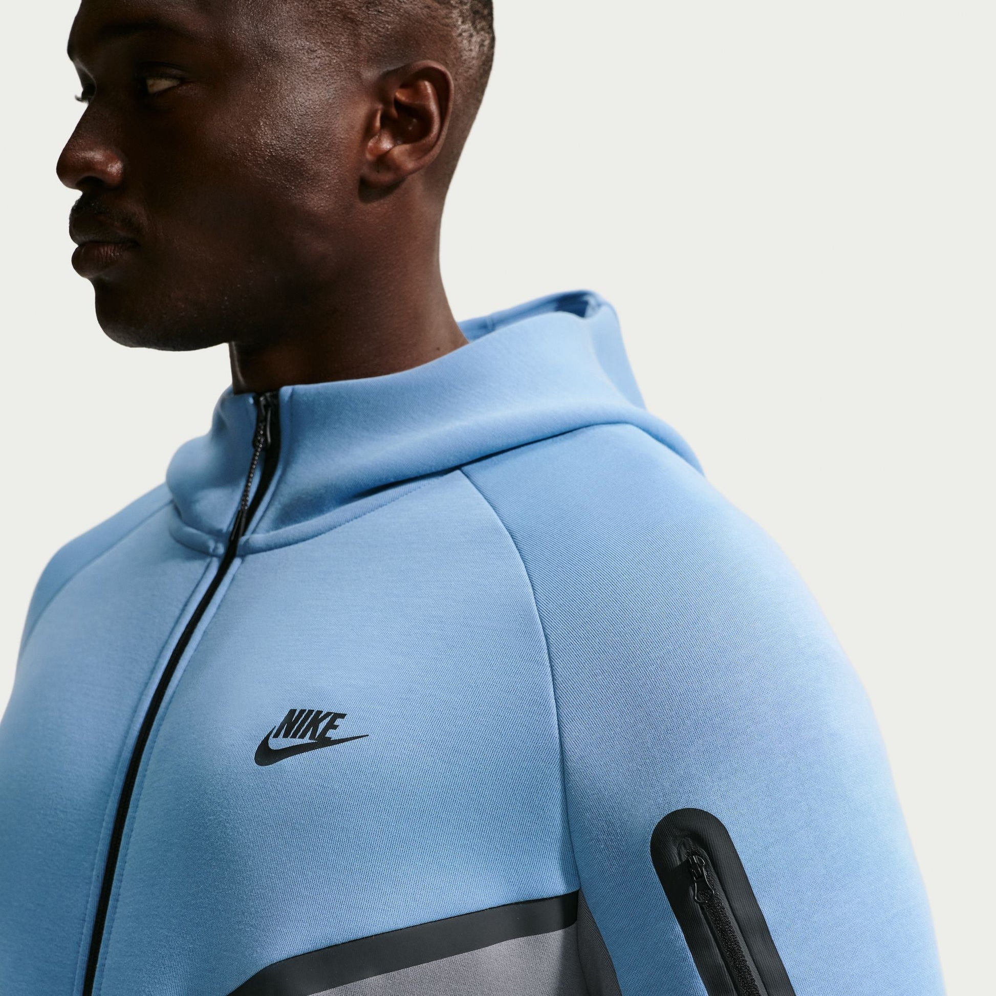 Nike Mens Tech Fleece Windrunner Jacket - Work Blue Denim Exchange