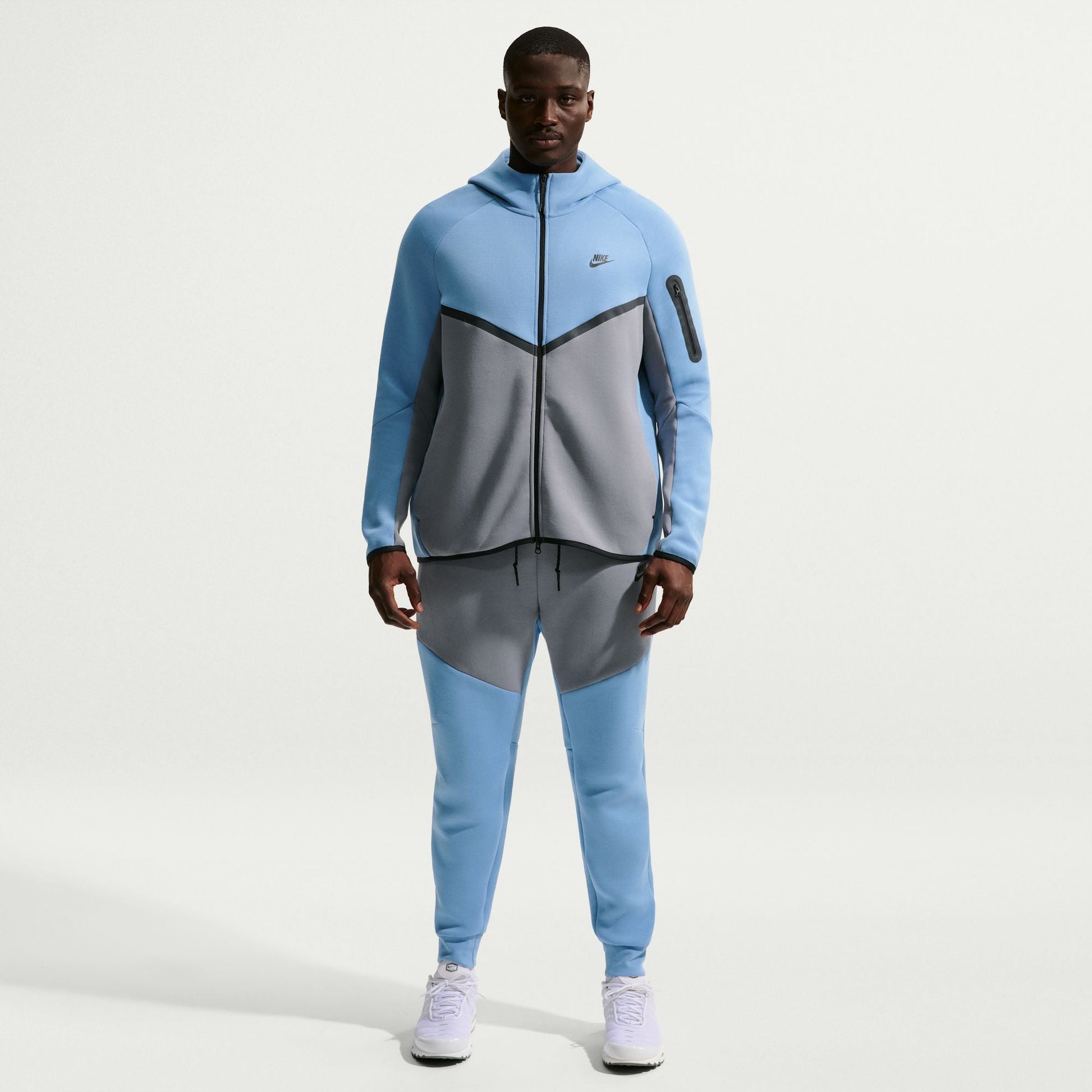 Nike Mens Tech Fleece Windrunner Jacket - Work Blue Denim Exchange