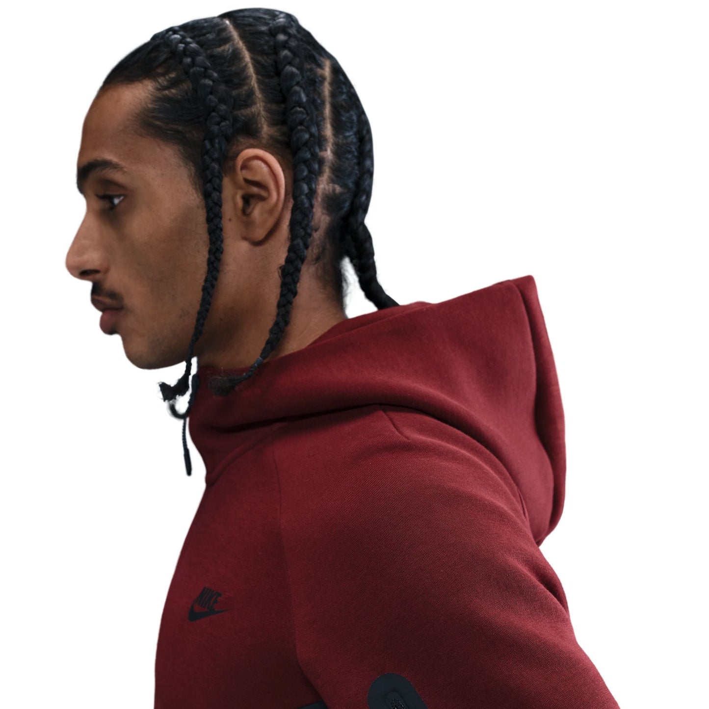 Nike Men's Tech Fleece Jacket - Dark Team Red Denim Exchange