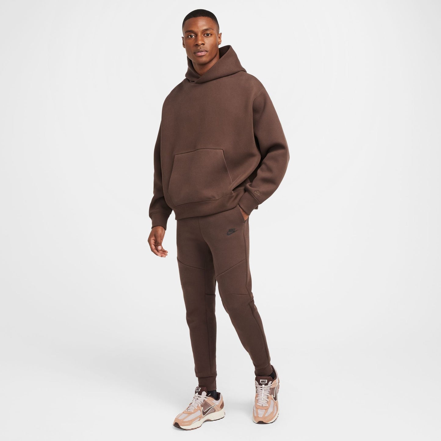 Nike Mens Tech Fleece Joggers - Brown/Black Denim Exchange