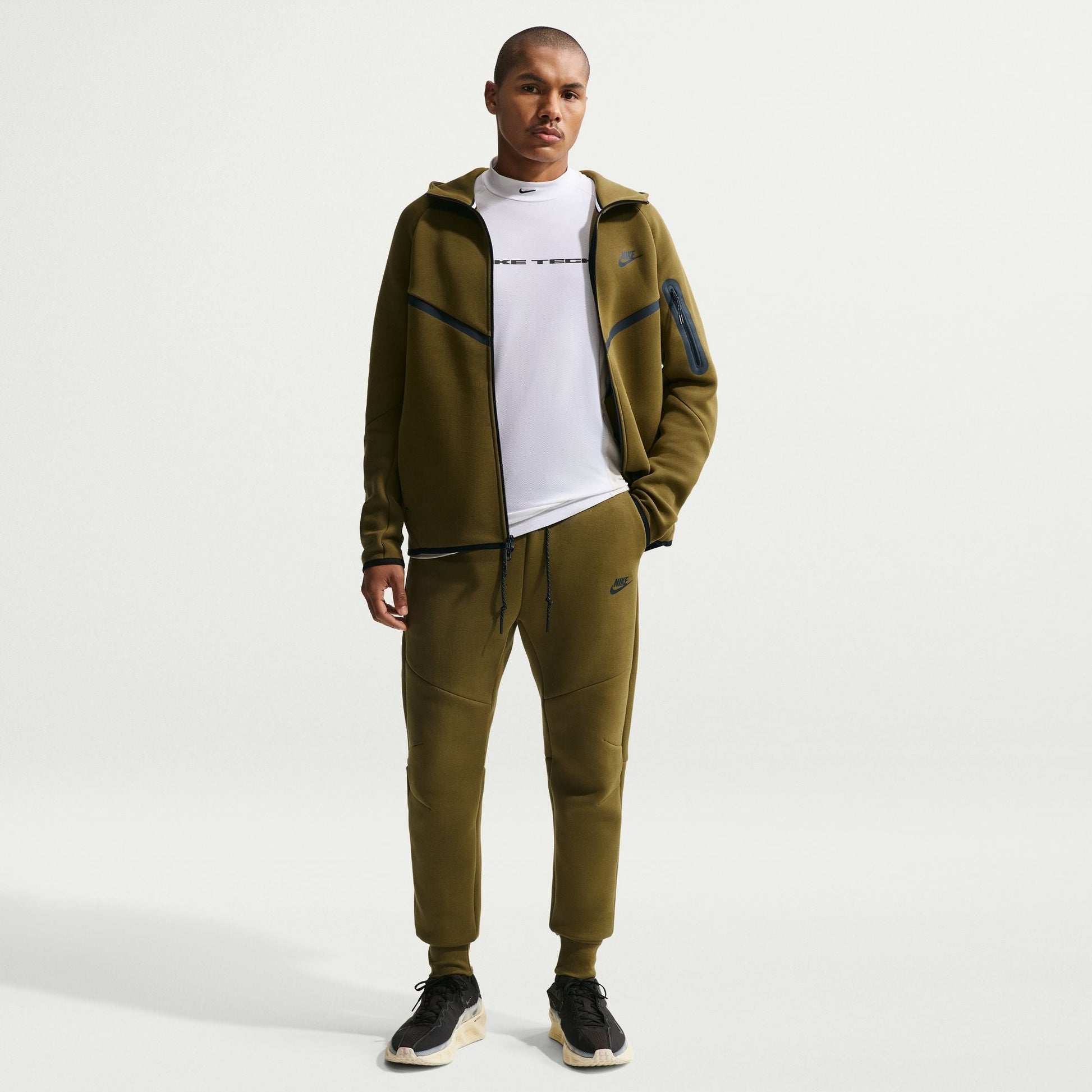 Nike Mens Tech Fleece Joggers - Olive Flak Denim Exchange