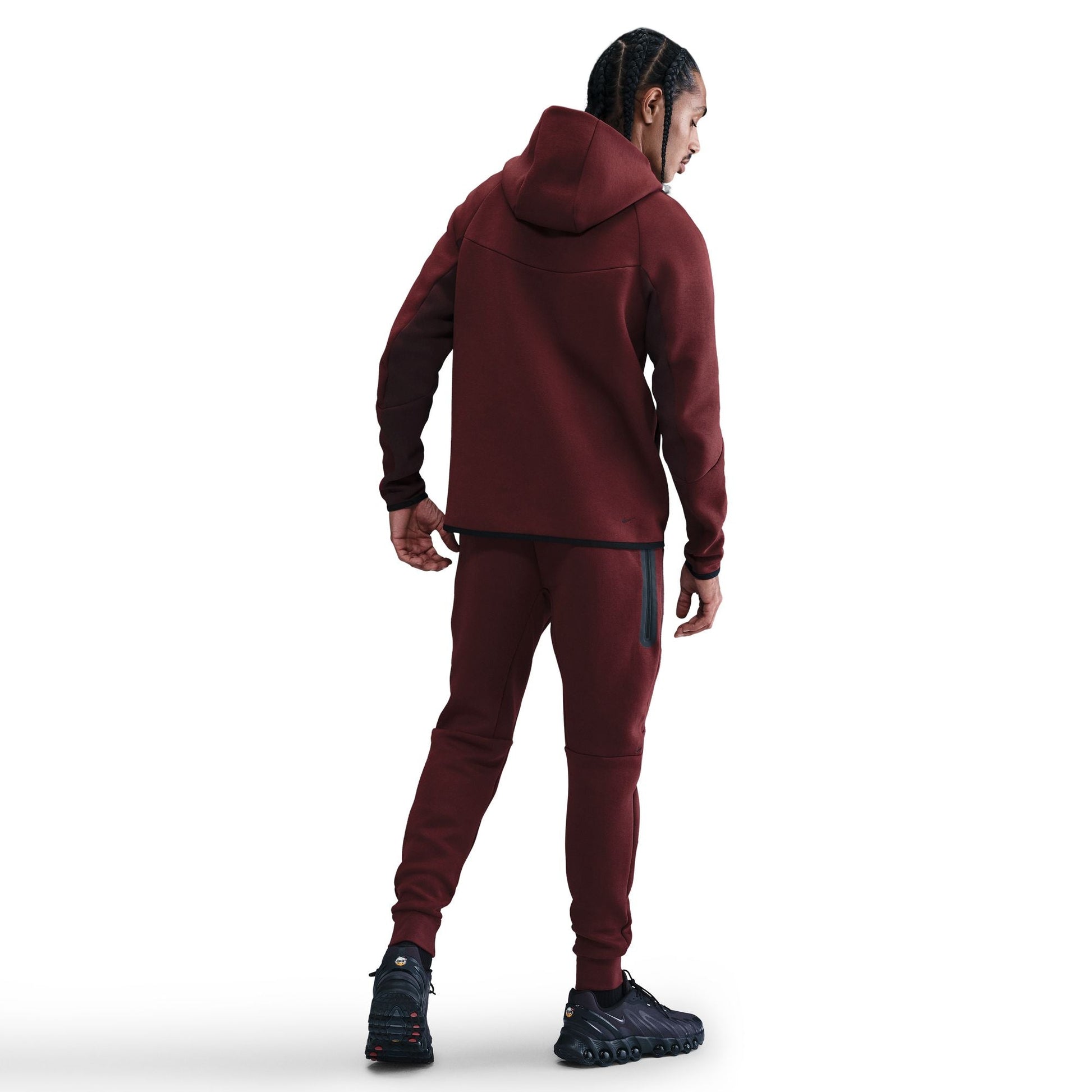 Nike Men's Tech Fleece Joggers - Dark Team Red Denim Exchange