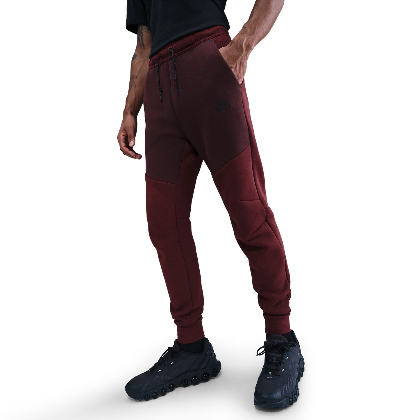 Nike Men's Tech Fleece Joggers - Dark Team Red Denim Exchange